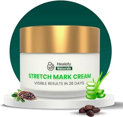 12. Healofy Naturals Stretch Mark Cream Powered
