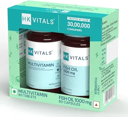 3. HealthKart HK Vitals Fish Oil and Multivitamin Combo