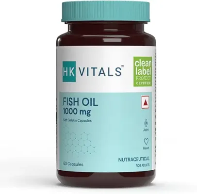 2. HealthKart HK Vitals Fish Oil Capsule For Men And Women