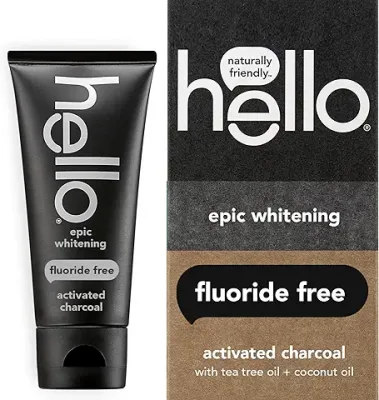 13. hello Activated Charcoal Epic Whitening Fluoride Free Toothpaste