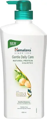 6. Himalaya Gentle Daily Care Natural Protein Shampoo | Nourishes Hair & Promotes Hair Growth | Mild Use | Enriched with Chickpea, Licorice & Amla | For Women & Men | 650ml