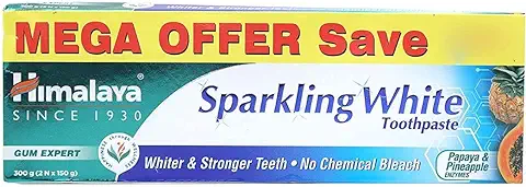 9. Himalaya Herbals Sparkling White Toothpaste
