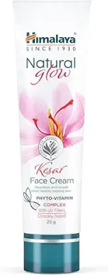 4. Himalaya Natural Glow Face Cream with Kesar & Vit E