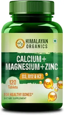 2. HIMALAYAN ORGANICS Calcium Magnesium Zinc Vitamin D3