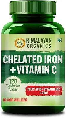 10. Himalayan Organics Chelated Iron with Vitamin C