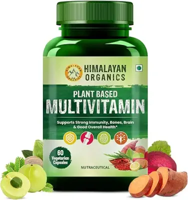 12. HIMALAYAN ORGANICS Plant Based Multivitamin 60+ Ingredients With Vitamin B1