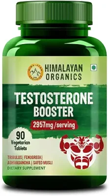 4. HIMALAYAN ORGANICS Testosterone Supplement For Men With