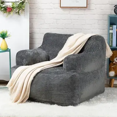 10. HollyHOME Bean Bag Sofa Chair