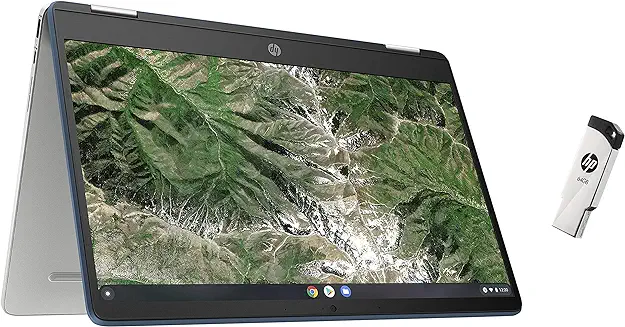 15. HP Chromebook x360 Intel Celeron N4120 14 inch