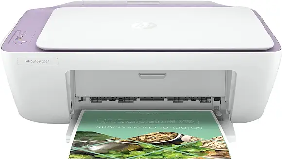 1. HP Deskjet 2331 Colour Printer, Scanner and Copier for Home/Small Office, Compact Size, Reliable, Easy Set