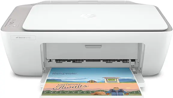 11. HP DeskJet 2332 All-in-One Printer, Print, Copy, Scan, Hi-Speed USB 2.0, Up to 7.5/5.5 ppm