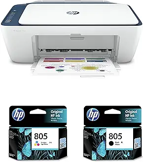 14. HP DeskJet 2723 All in One Wireless Printer & 805 Black & Tricolor Inkjet Combo
