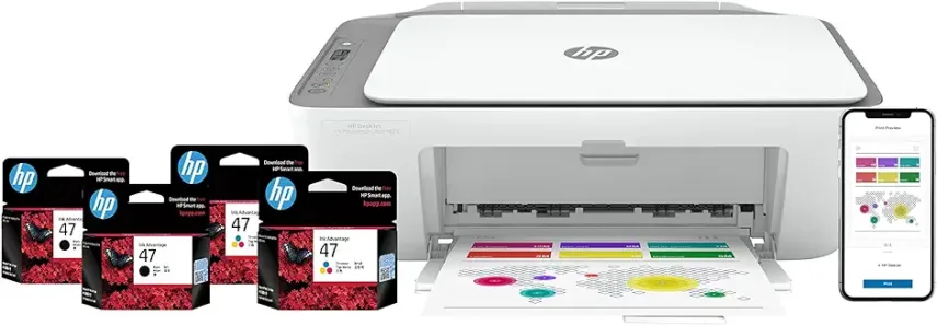 10. HP Ink Advantage Ultra 4826 Print, Copy, Scan, Self Reset Dual Band WiFi, 2 Sets of Inbox Cartridges, Smart App Setup. Print per Page (44p for B/W and 81p for Colour), Ideal for Home