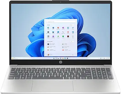 14. HP Laptop 15, 13th Gen Intel Core i5-1335U, 15.6-inch (39.6 cm), FHD, 16GB DDR4, 512GB SSD, Intel Iris Xe Graphics, FPR, FHD Camera, Metal Body,Backlit KB (Win 11, MSO 2021, Silver, 1.59 kg), hr0001TU