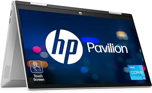 8. Hp Pavilion X360 11Th Gen Intel Core I3 14 Inches Fhd Multitouch 2-in-1 Laptop(8Gb Ram/512Gb Ssd/B&O/Windows 11 Home/Fpr/Backlit Kb/Pen/Alexa/Uhd Graphics/Ms Office/Natural Silver/1.52Kg) 14-Dy0207Tu