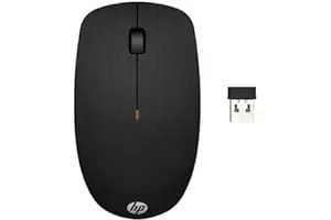 12. HP X200 Wireless Mouse with 2.4 GHz Wireless connectivity, Adjustable DPI up to 1600, ambidextrous Design, and 18-Month Long Battery Life. 3-Years Warranty (6VY95AA)