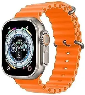 7. i9 Ultra Max T900 Smart Watch 2.19" Series 8 HD Display - Campatible for Apple & Android -Bluetooth Call, Fitness Tracker, Voice Assistance-T 900 Ultra smartwatch (Orange)