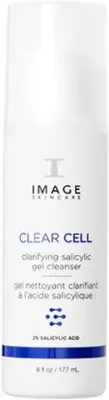 15. IMAGE Skincare, CLEAR CELL Salicylic Gel Cleanser, Gentle Foaming Face Wash Removes Excess Oil and Shine for Oily Prone Skin