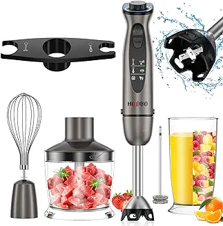 11. Immersion Blender Handheld 7-in-1 1000W Powerful Scratch Resistant Hand Blenders for Kitchen