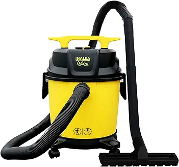 14. Inalsa Vacuum Cleaner Wet and Dry Micro WD10 with 3in1 Multifunction Wet/Dry/Blowing| 14KPA Suction and Impact Resistant Polymer Tank,(Yellow/Black)