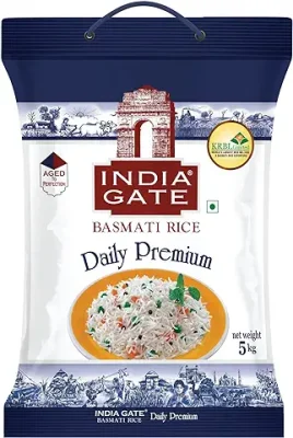 12. India Gate Basmati Rice Daily Premium 5 kg