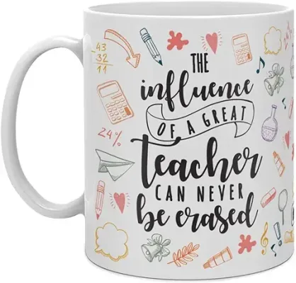 13. Indigifts The Influence of A Great Teacher Printed Coffee Mug