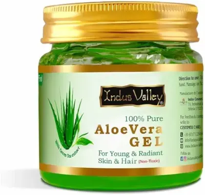 13. Indus Valley Bio Organic Pure Natural Non-Toxic Aloe Vera Gel smooth gel