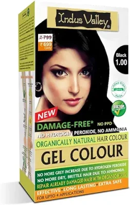 9. INDUS VALLEY No-Ammonia Semi-Permanent Gel Colour For Hair