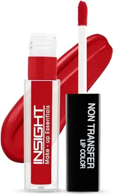 7. Insight Non Transfer Lip Color, Matte Finish, 4ml - 02 Red Alert