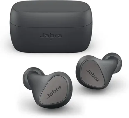6. Jabra Elite 3 in Ear Bluetooth Truly Wireless in Ear Earbuds, Noise Isolating with mic for Clear Calls, Rich Bass, Customizable Sound, Mono Mode - Dark Grey