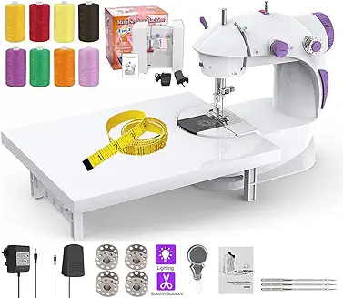 9. Jaxhom Ultra Sewing Machine For Home Tailoring With Extension Table, Foot Pedal, Adapter, And Sewing Kit (Silai Machine For Home)