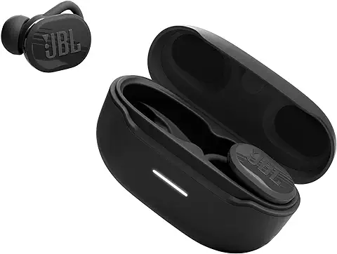 12. JBL Endurance Race True Wireless in Ear Earbuds, Active Sports Earbuds with Mic, 30Hrs Playtime, IP67 Water & Dustproof, Secure fit with Enhancer & Twistlock Design for Running & Workouts (Black)