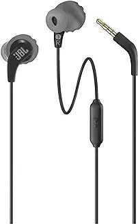 6. JBL Endurance Run 2, Sports in Ear Wired Earphones with Mic, Pure Bass, Sweatproof, Flexsoft eartips, Magnetic Earbuds, Fliphook & TwistLock Technology with Voice Assistant Support for Mobiles (Black)