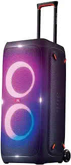 1. JBL Partybox 310 | Portable Bluetooth Party Speaker | 240W Monstrous Pro Sound | Dynamic Light Show | Backlit Panel | Telescopic Handle & Wheels | Guitar & Mic Support PartyBox App (Black)