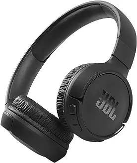 2. JBL Tune 510BT, On Ear Wireless Headphones with Mic, up to 40 Hours Playtime, Pure Bass, Quick Charging, Dual Pairing, Bluetooth 5.0 & Voice Assistant Support for Mobile Phones (Black)