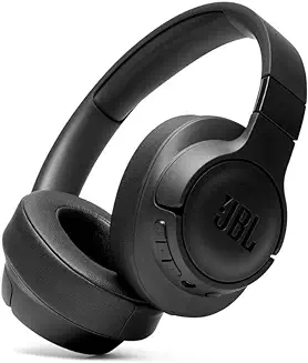 14. JBL Tune 710BT by Harman, 50 Hours Playtime with Quick Charging Wireless Over Ear Headphones with Mic, Dual Pairing, AUX & Voice Assistant Support for Mobile Phones (Black)