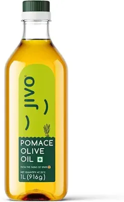 2. JIVO Daily Cooking Pomace Olive Oil |1 Litre | Rich in MUFA | Low in Saturated Fat (Pack of 1)