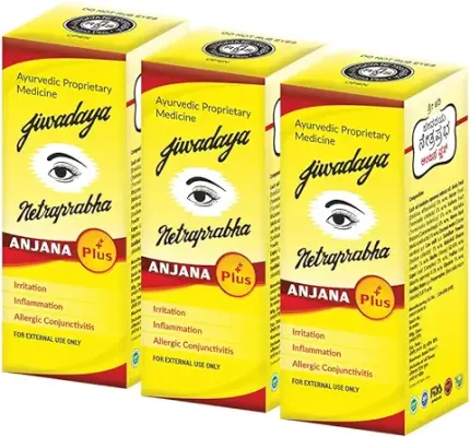 8. Jiwadaya Ayurvedic Netraprabha Anjana Plus for Refreshing