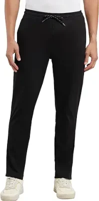 2. Jockey 9500 Men's Super Combed Cotton Rich Regular Fit Trackpants with Side Pockets