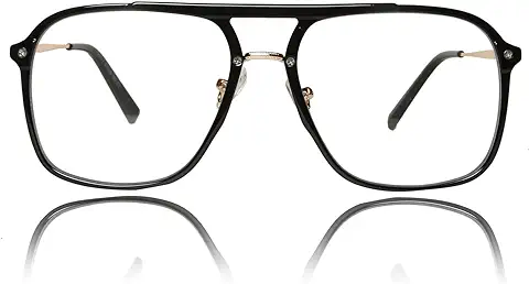 13. Jodykoes Premium Series Double Bar Eyewear Eyeglasses Spectacles Frame for Men and Women