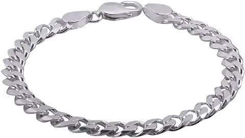 13. Joyalukkas Divino Silver Collection .925 Sterling Silver Charm Bracelet for Men