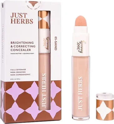 6. Just Herbs Concealer for Face Makeup With Liquorice Root Dewy Finish