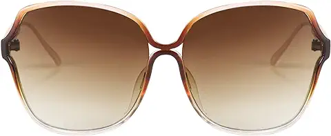 4. Karsaer Large Frame Oversized Jackie O Women Sunglasses