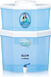 6. KENT 11018 Gold Star Gravity-based Water Purifier 22 L | Smart Design | High Storage Capacity | Activated Carbon Filter