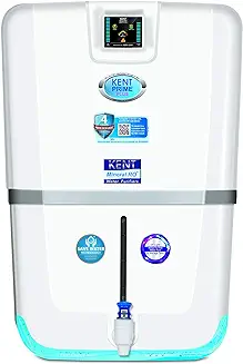 13. KENT Prime Plus RO Water Purifier | 4 Years Free Service | Multiple Purification Process | RO + UV + UF + TDS Control + UV LED Tank | 9L Tank | 20 LPH Flow | Zero Water Wastage | Digital Display