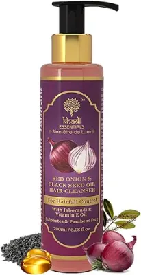 8. Khadi Essentials Onion Shampoo for Hair Growth & Hair Fall Control with Black Seed Oil