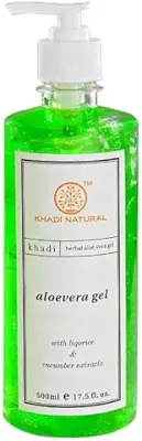 9. Khadi Natural Herbal Aloe Vera Gel with Dispenser | Herbal Aloe Vera Gel | Non-Sticky Aloe Vera Gel | Suitable for All Skin Types