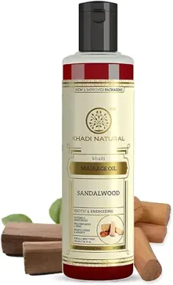 7. Khadi Natural Sandalwood Massage Oil