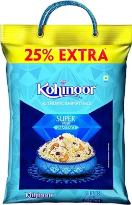 10. Kohinoor Super Value Basmati Rice 6.25 Kg