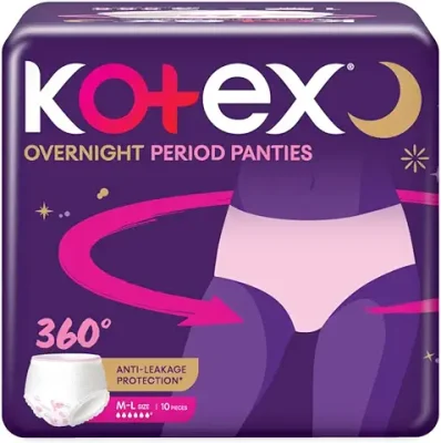 8. Kotex Overnight Period Panties